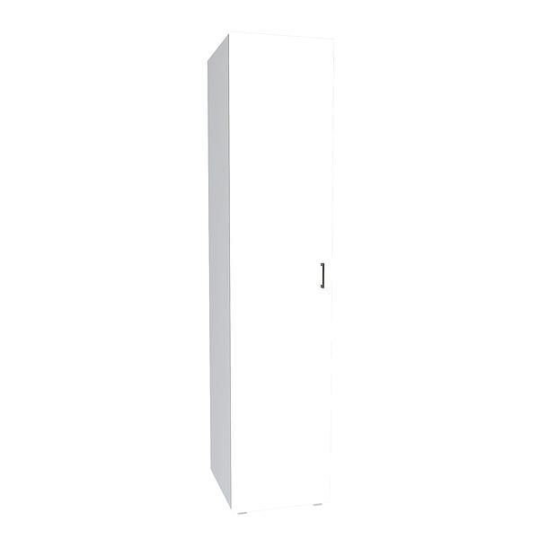 Dulap JUMBO 4 rafturi 46x224x57 - Carcasa: PAL Gri piatra - Fete: PAL Alb 1