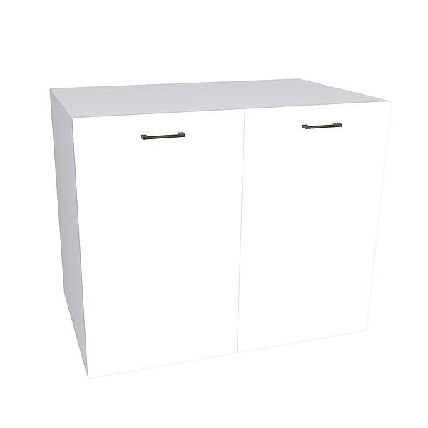 Comoda JUMBO 1 raft 90x85x43 - Carcasa: PAL Gri piatra - Fete: PAL Alb 1