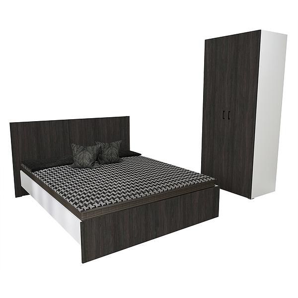 Set JUMBO (J64 + J4) - Carcasa: PAL Alb - Fete: PAL Lemn Antracit 1 - Tablie: Netapitata