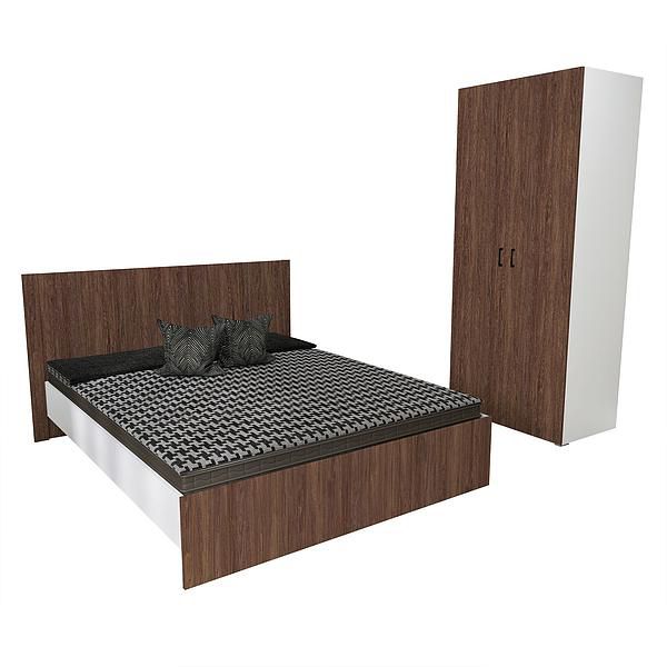 Set JUMBO (J64 + J4) - Carcasa: PAL Alb - Fete: PAL Lemn Antichizat 08 - Tablie: Netapitata