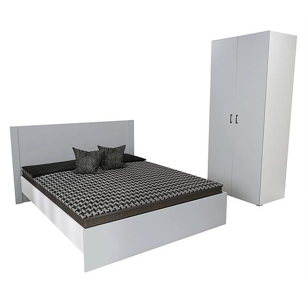 Set JUMBO (J65 + J4) - Carcasa: PAL Alb - Fete: PAL Gri Piatra - Tablie: Netapitata