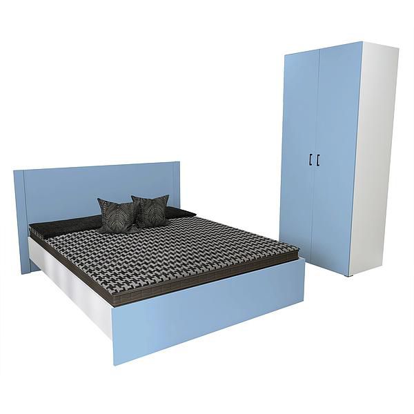 Set JUMBO (J65 + J4) - Carcasa: PAL Alb - Fete: PAL Surf Blue - Tablie: Netapitata