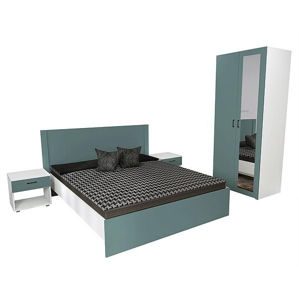 Set JUMBO (J64 + 2xJ51 + J4 + O) - Carcasa: PAL Alb - Fete: PAL Amurg - Tablie: Netapitata