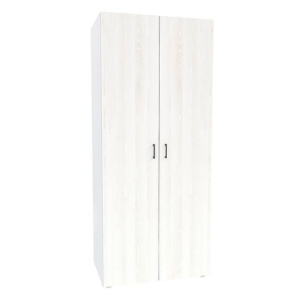 Dulap JUMBO 4 rafturi 90x211x57 - Carcasa: PAL Alb - Fete: PAL Pin Alb 08