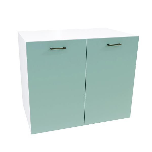 Comoda JUMBO 1 raft 90x73x43 - Carcasa: PAL Alb - Fete: PAL Amurg