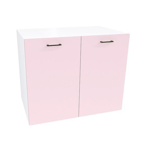 Comoda JUMBO 1 raft 90x73x43 - Carcasa: PAL Alb - Fete: PAL Marshmallow 