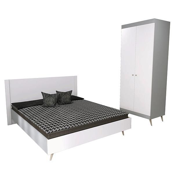 Set scandinav THOR (T64 + T4) - Carcasa: PAL Gri piatra - Fete: PAL Alb 1 - Tablie: Netapitata