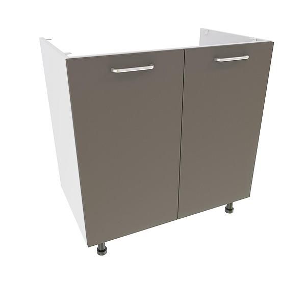 Masca chiuveta 2 usi DOMINO 80X82X53 - Fete: PAL Gri cobalt 1