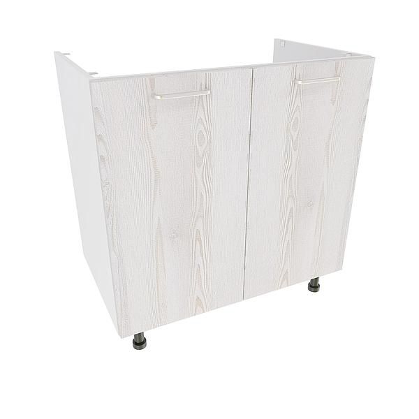 Masca chiuveta 2 usi DOMINO 80X82X53 - Fete: PAL Pin Alb 08