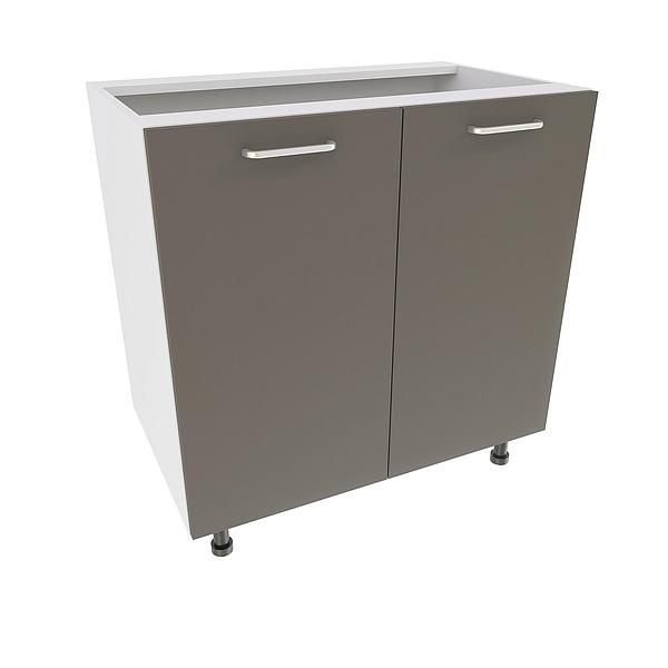 Corp baza 2 usi DOMINO 80X82X53 - Fete: PAL Gri cobalt 1