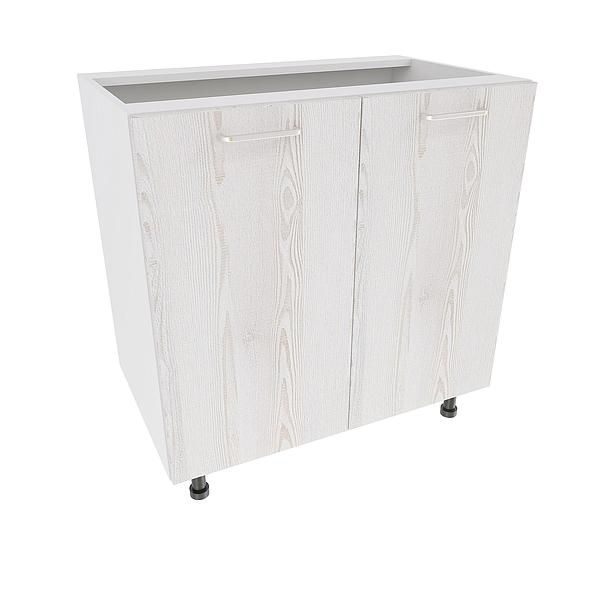 Corp baza 2 usi DOMINO 80X82X53 - Fete: PAL Pin Alb 08