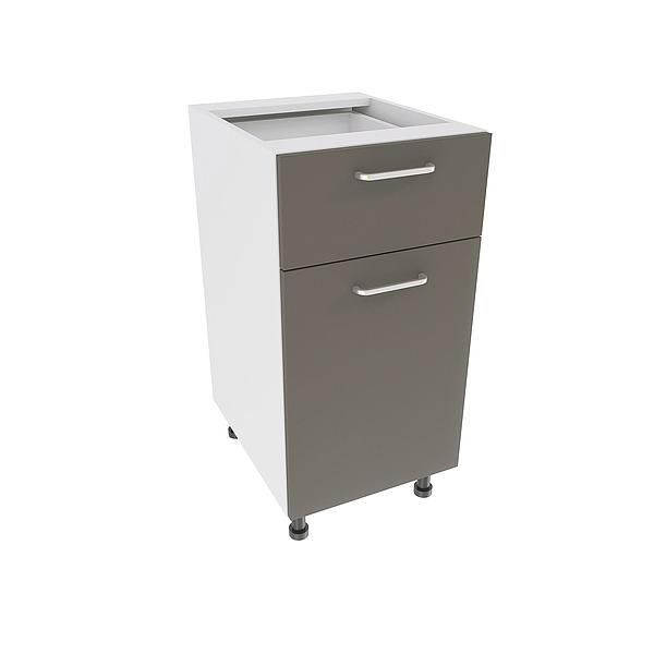 Corp baza 1 usa si 1 sertar DOMINO 40X82X53 - Fete: PAL Gri cobalt 1