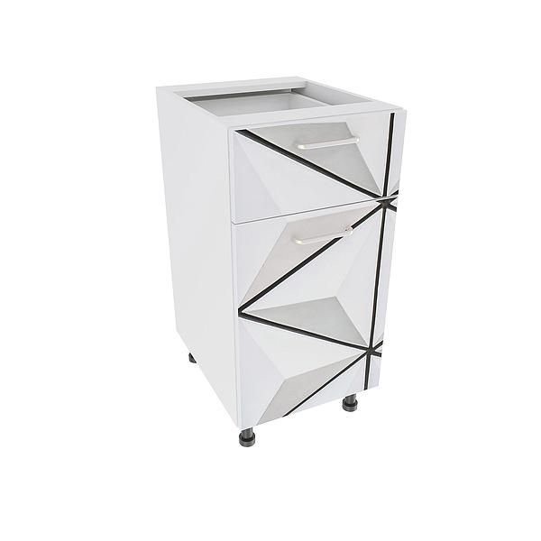 Corp baza 1 usa si 1 sertar DOMINO 40X82X53 - Fete: PAL Printat