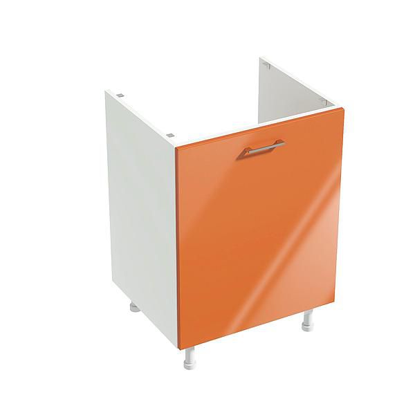 Masca chiuveta 1 usa CHARM 60x84x54.3 - Fete: MDF Lucios Orange