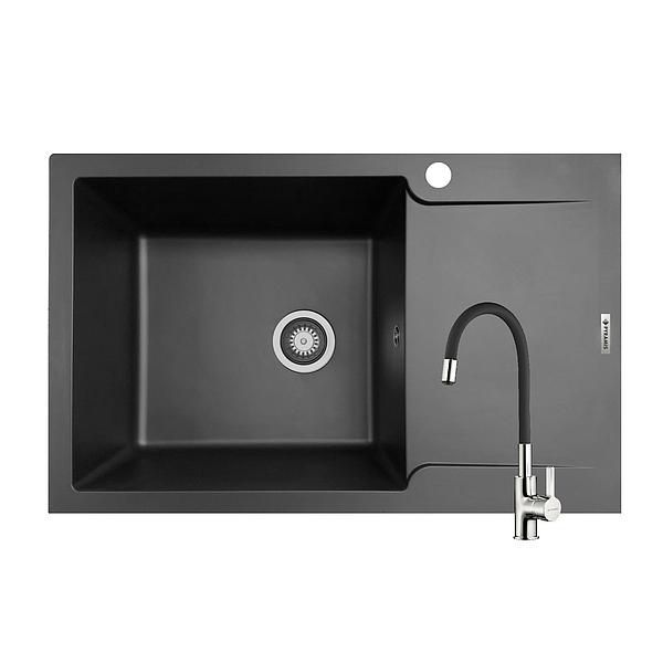 SET CHIUVETA SMC MAGNIFICA 1B 1D & BATERIE FLESSI BLACK (790x500mm) STANGA - 29145106FLS