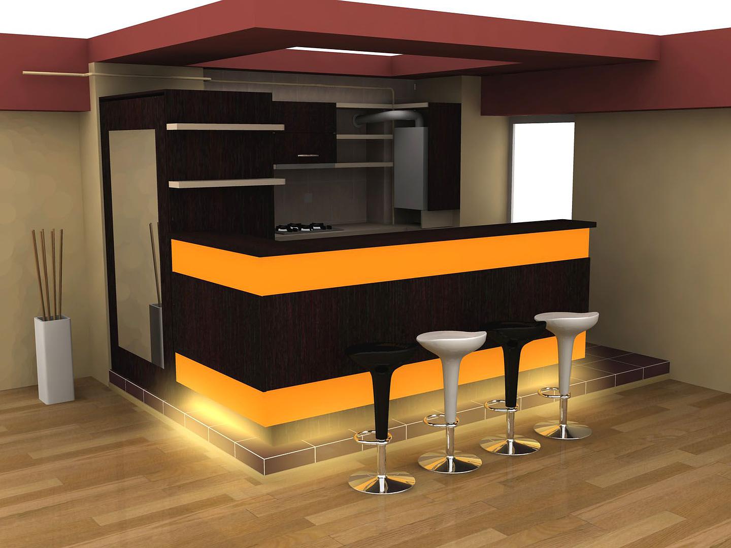 Bar Wenge&Orange